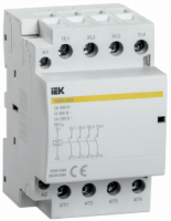Контактор IEK модульный 400 В 63 А 4НО