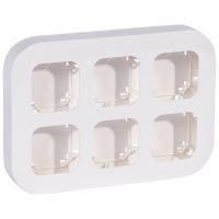 Блок шестипостовой Legrand Quteo белый
