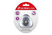 Фонарь-стикер Ultraflash 12 Лм серебро
