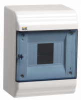 Бокс пластиковый IEK PRIME 4 модуля белый