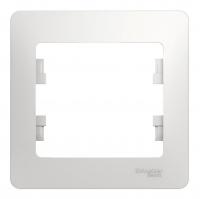 Рамка однопостовая Schneider Electric Glossa белый