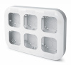 Блок шестипостовой Legrand Quteo белый